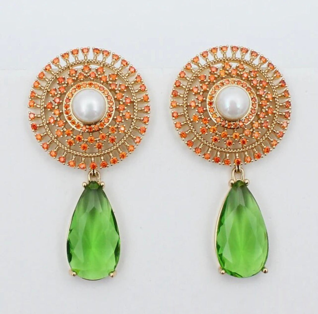Adara Drops Earrings - Suite Ta Bu by Akidah