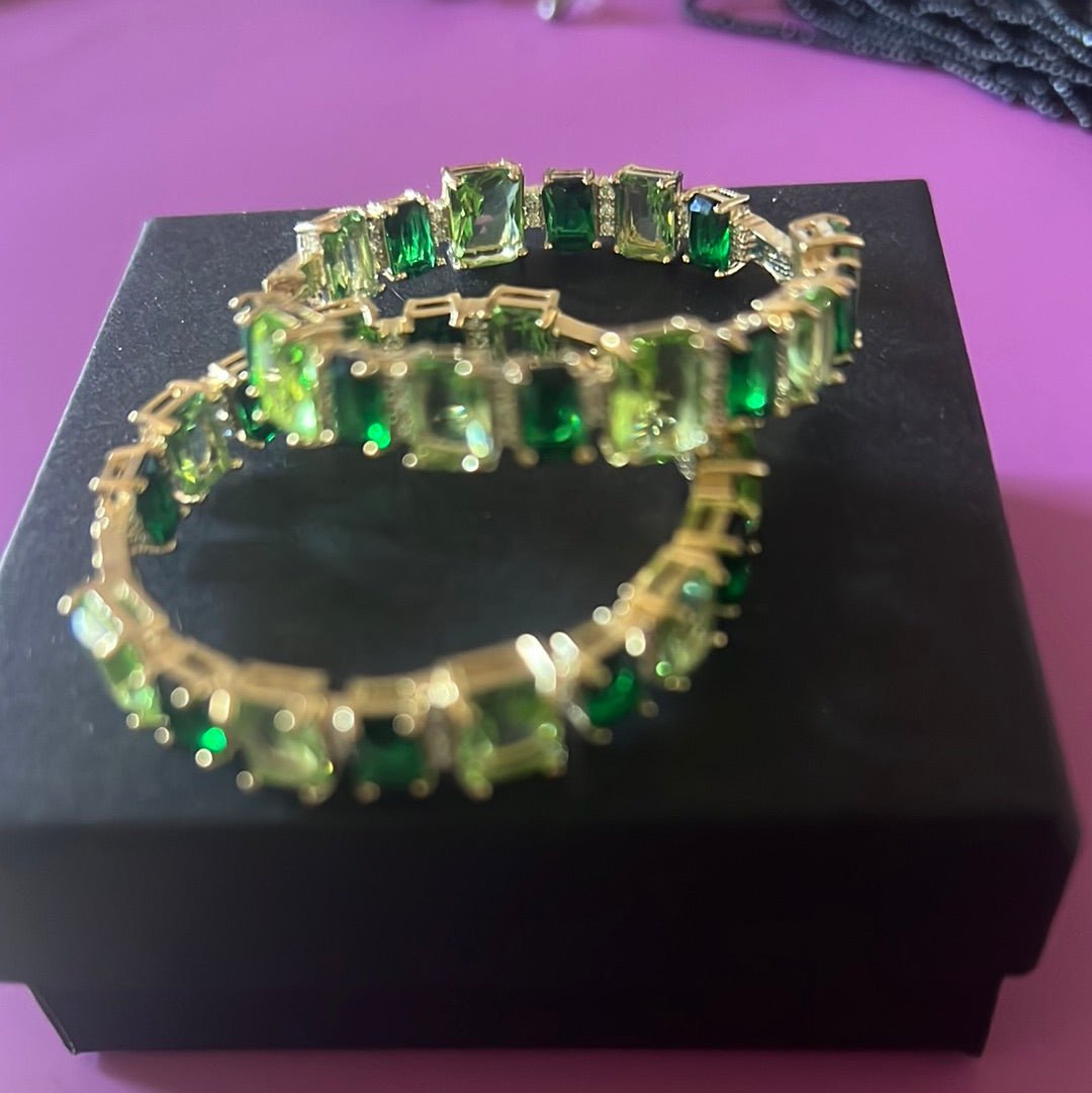Emerald Earrings - Suite Ta Bu by Akidah