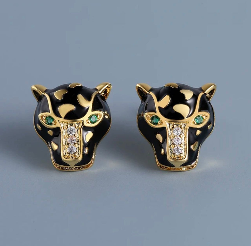 Panther Drops Earrings - Suite Ta Bu by Akidah