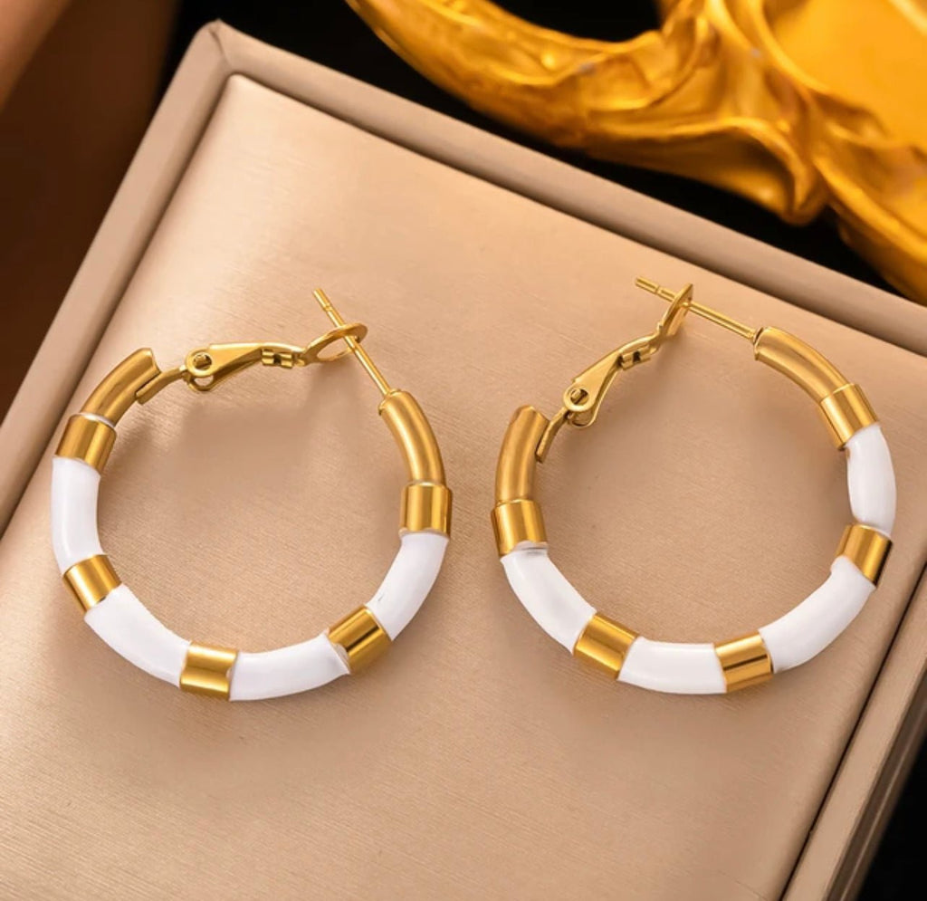 Winter Hoops Earrings - Suite Ta Bu by Akidah