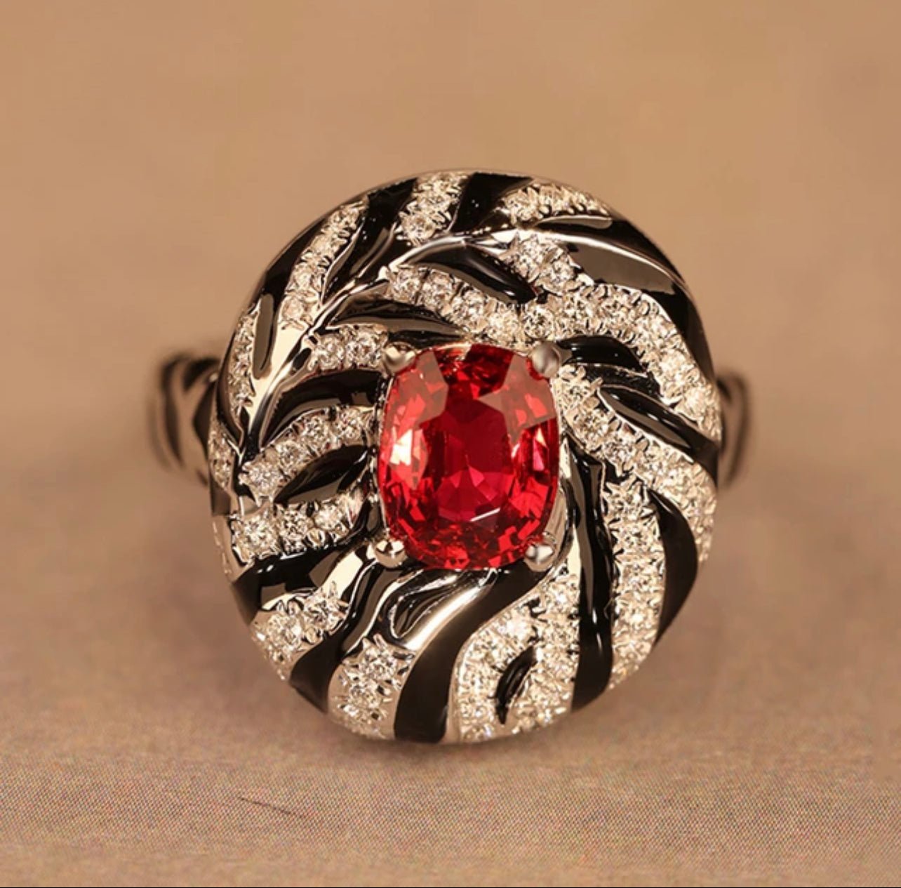 Zebroni Earring & Ring Set - Suite Ta Bu by Akidah